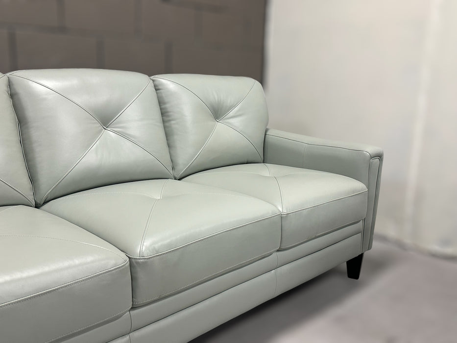 Atmore by Abbyson – Genuine Leather Sofa & Loveseat Set - One & Only Furniture