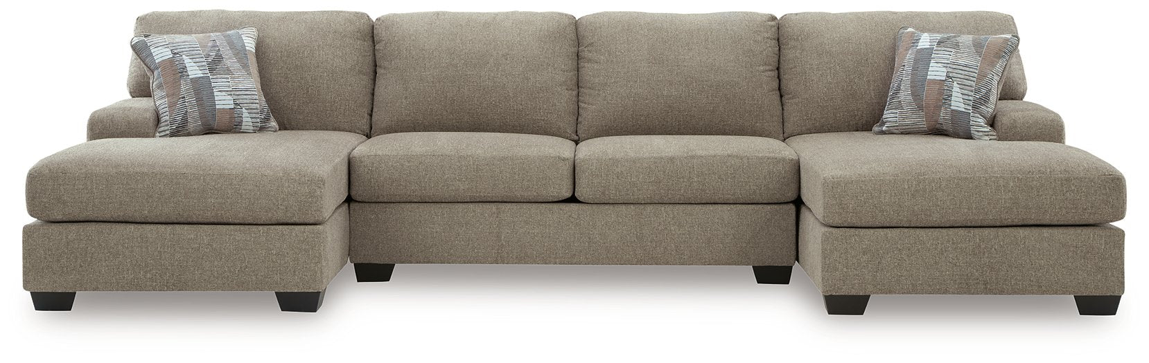 Newellen Sectional with Double Chaise - One & Only Furniture
