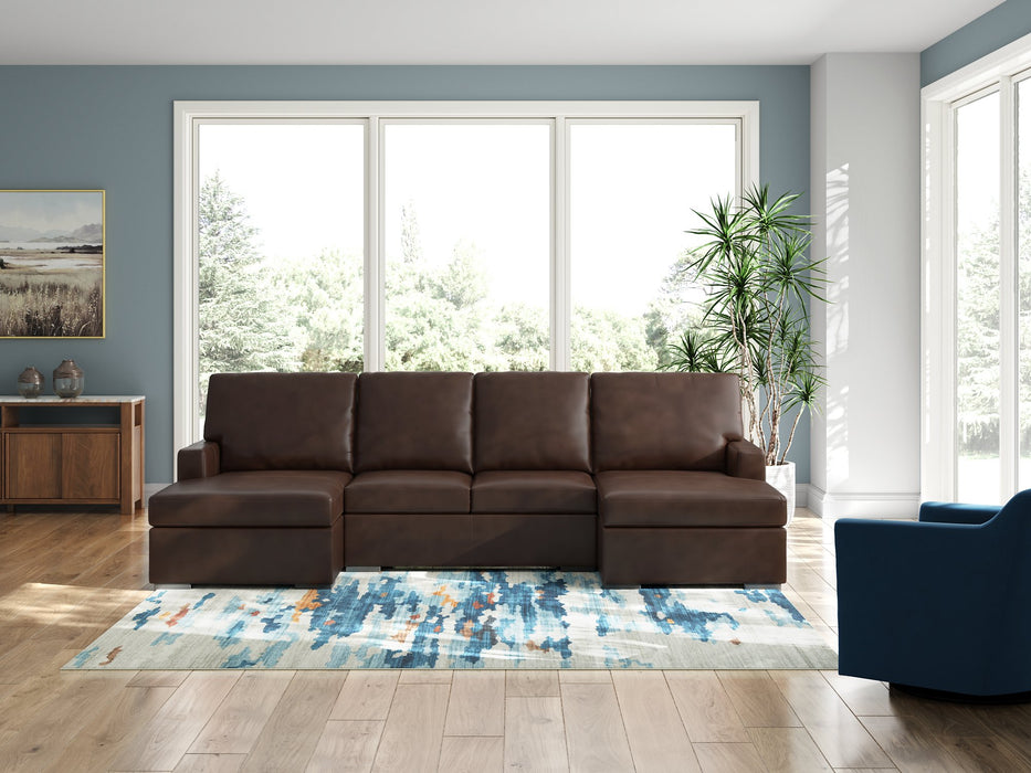 McDowlan Sectional with Double Chaise - One & Only Furniture