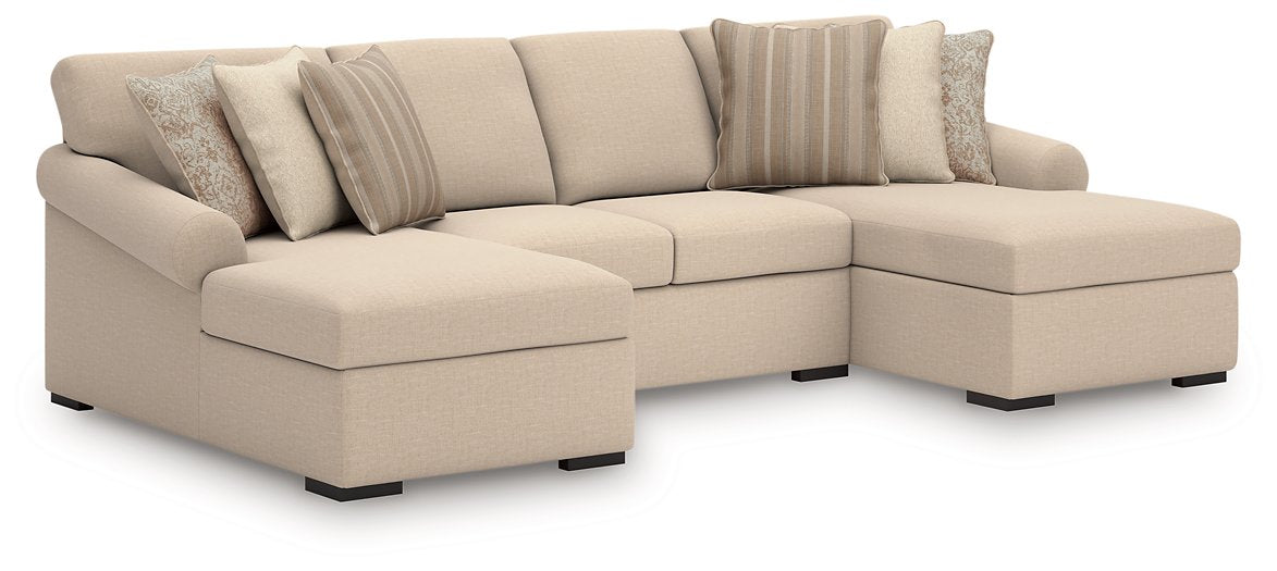 LadyMae Sectional with Chaise - One & Only Furniture