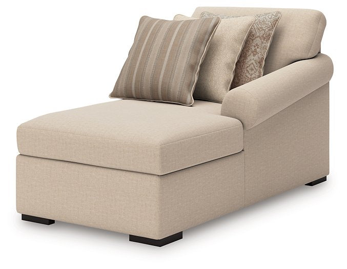 LadyMae Sectional with Chaise - One & Only Furniture