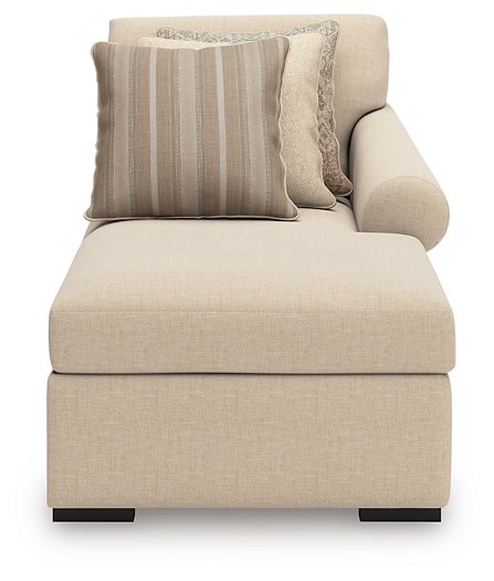 LadyMae Sectional with Chaise - One & Only Furniture