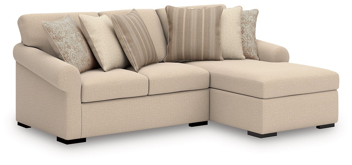 LadyMae Sectional with Chaise - One & Only Furniture