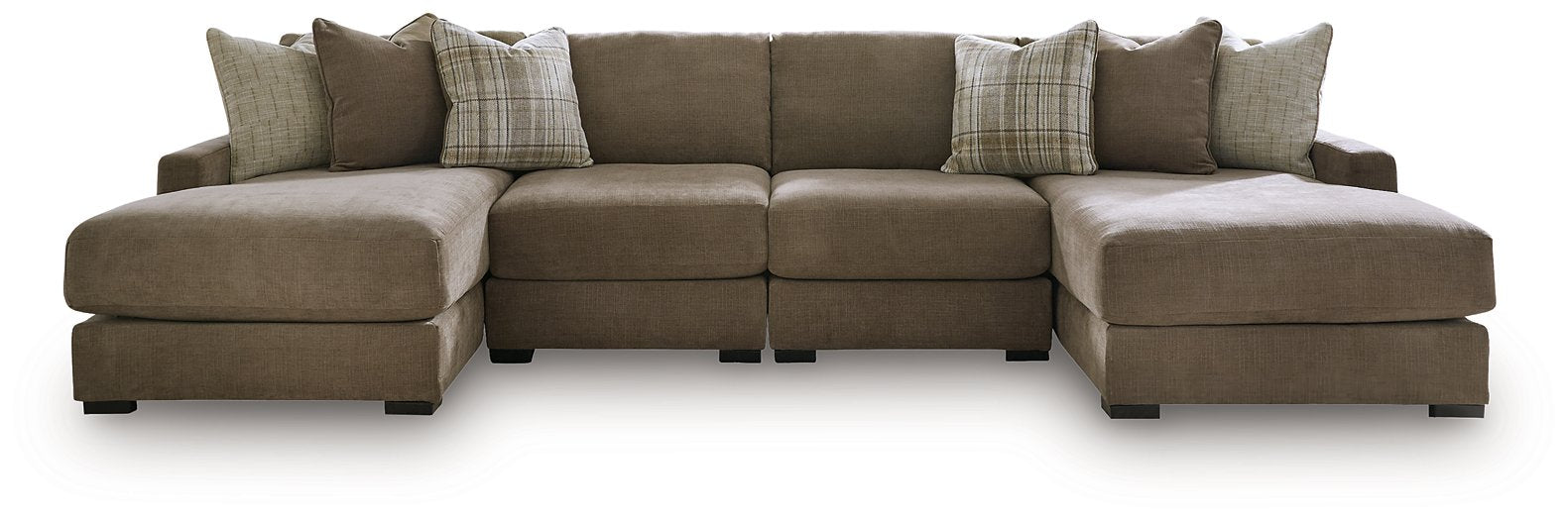 Camellia-Court Double Chaise Sectional - One & Only Furniture