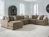 Camellia-Court Sectional with Chaise - One & Only Furniture