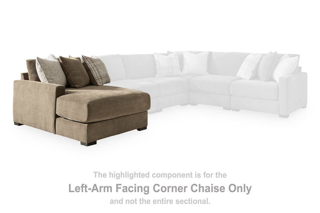 Camellia-Court Sectional with Chaise - One & Only Furniture