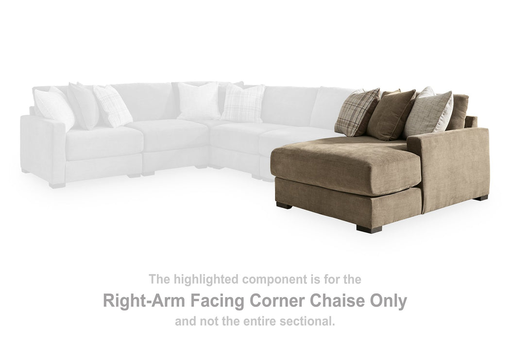 Camellia-Court Sectional with Chaise - One & Only Furniture