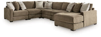 Camellia-Court Sectional with Chaise - One & Only Furniture