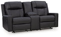 Mackmenville Reclining Loveseat with Console - One & Only Furniture