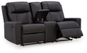 Mackmenville Reclining Loveseat with Console - One & Only Furniture