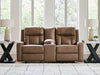 Mackmenville Reclining Loveseat with Console - One & Only Furniture