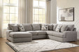 Lindon Sectional with Chaise - One & Only Furniture