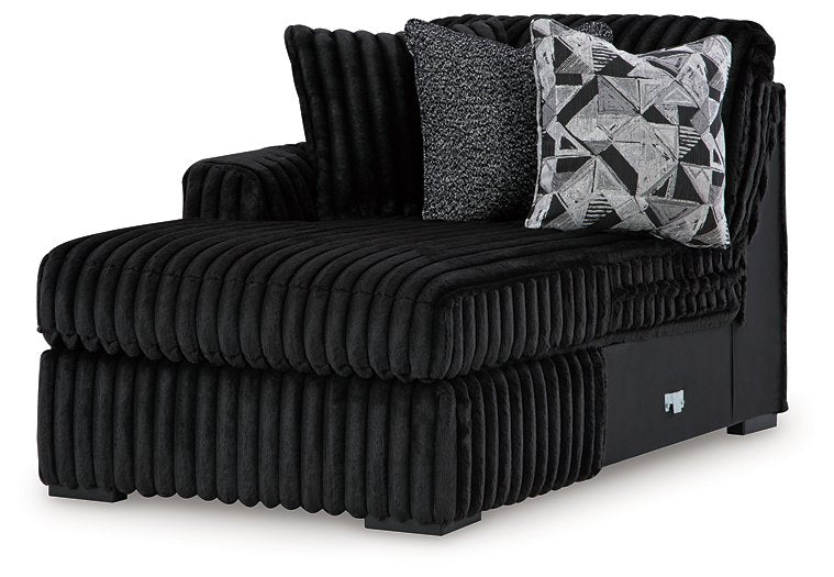 Midnight-Madness Sectional with Chaise - One & Only Furniture