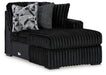 Midnight-Madness Sectional with Chaise - One & Only Furniture
