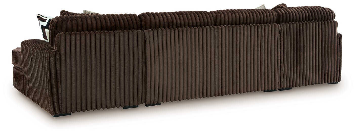 Midnight-Madness Sectional with Chaise - One & Only Furniture