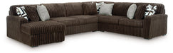 Midnight-Madness Sectional with Chaise - One & Only Furniture