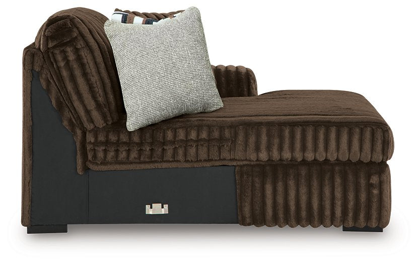 Midnight-Madness Sectional with Chaise - One & Only Furniture