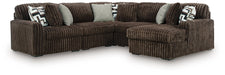 Midnight-Madness Sectional with Chaise - One & Only Furniture