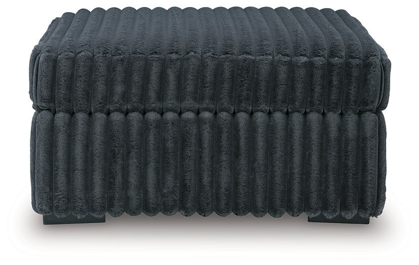Midnight-Madness Oversized Accent Ottoman - One & Only Furniture