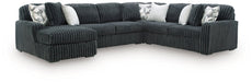 Midnight-Madness Sectional with Chaise - One & Only Furniture