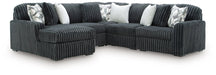 Midnight-Madness Sectional with Chaise - One & Only Furniture