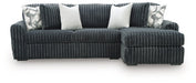 Midnight-Madness Sectional Sofa with Chaise - One & Only Furniture