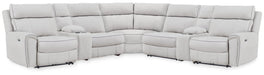 Social Pointe Reclining Sectional with Storage Consoles - One & Only Furniture