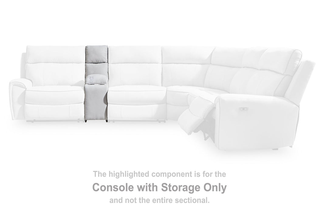 Social Pointe Reclining Sectional with Storage Consoles - One & Only Furniture