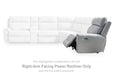 Social Pointe Reclining Sectional with Storage Consoles - One & Only Furniture