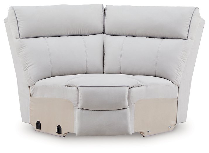 Social Pointe Reclining Sectional with Storage Consoles - One & Only Furniture