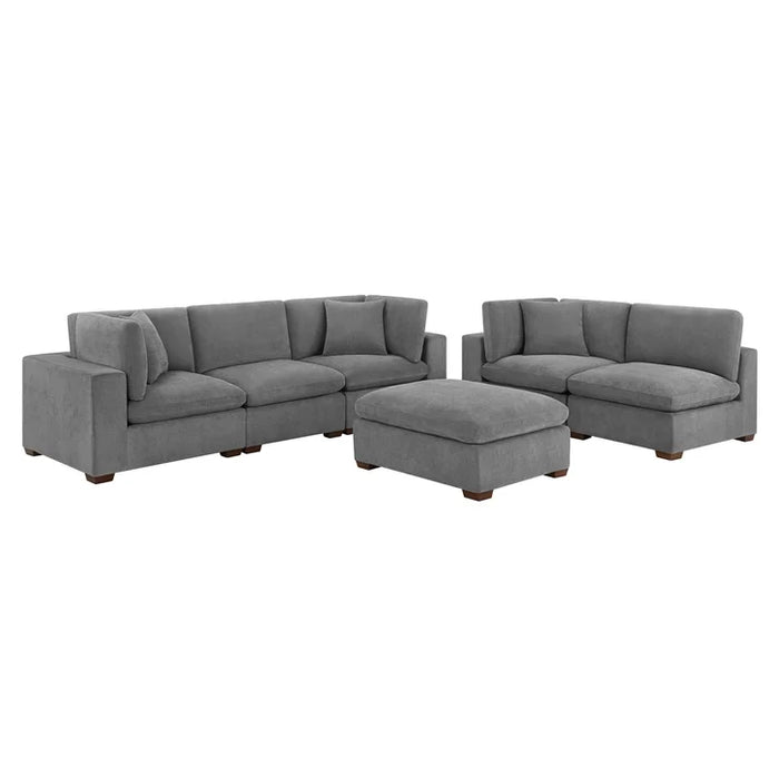 Thomasville Lowell 6-piece Modular Sectional - One & Only Furniture