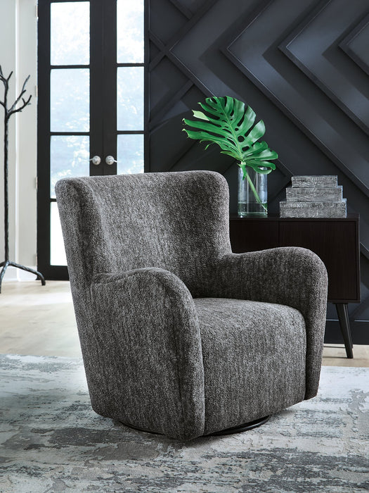 Rowenburg Swivel Glider Accent Chair - One & Only Furniture