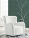 Rowenburg Swivel Glider Accent Chair - One & Only Furniture