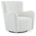 Rowenburg Swivel Glider Accent Chair - One & Only Furniture