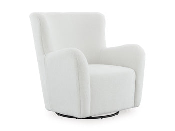 Rowenburg Swivel Glider Accent Chair - One & Only Furniture