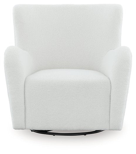 Rowenburg Swivel Glider Accent Chair - One & Only Furniture