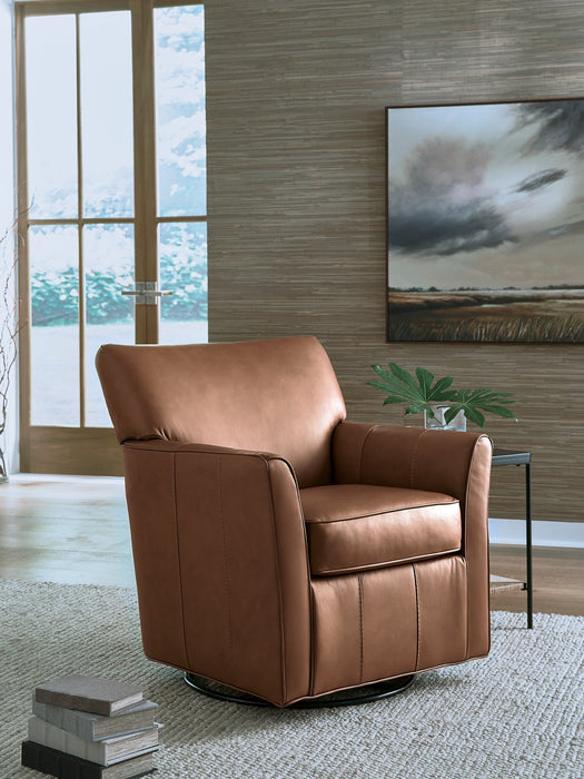Braydunn Swivel Glider Accent Chair - One & Only Furniture