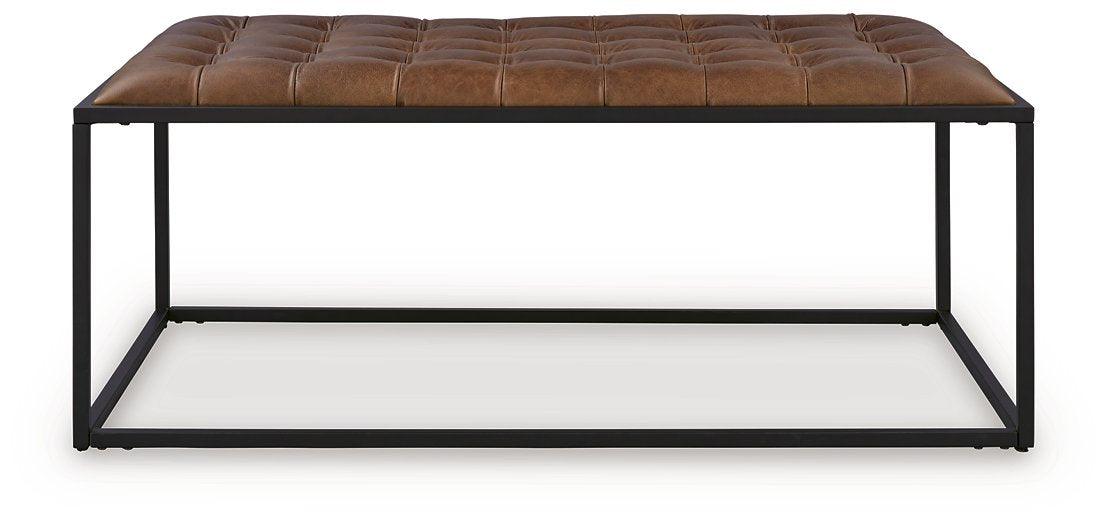 Junsor Coffee Table Ottoman - One & Only Furniture