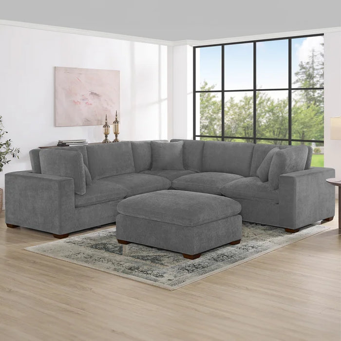 Thomasville Lowell 6-piece Modular Sectional - One & Only Furniture
