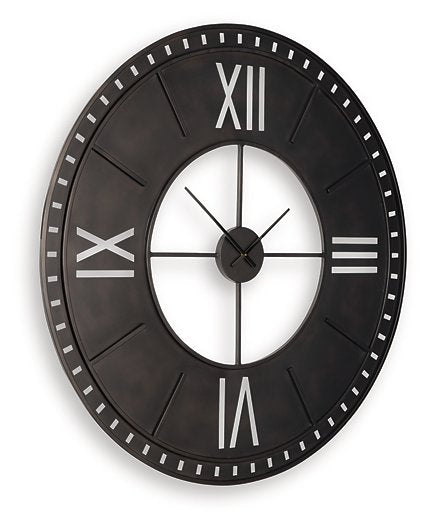 Lytle Wall Clock - One & Only Furniture