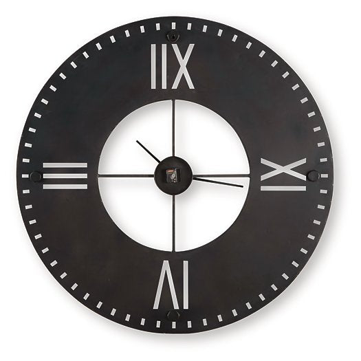 Lytle Wall Clock - One & Only Furniture