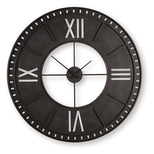 Lytle Wall Clock - One & Only Furniture