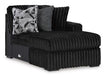 Midnight-Madness Sectional with Chaise - One & Only Furniture