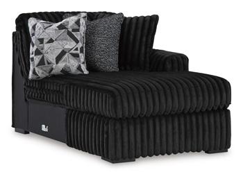 Midnight-Madness Sectional with Chaise - One & Only Furniture