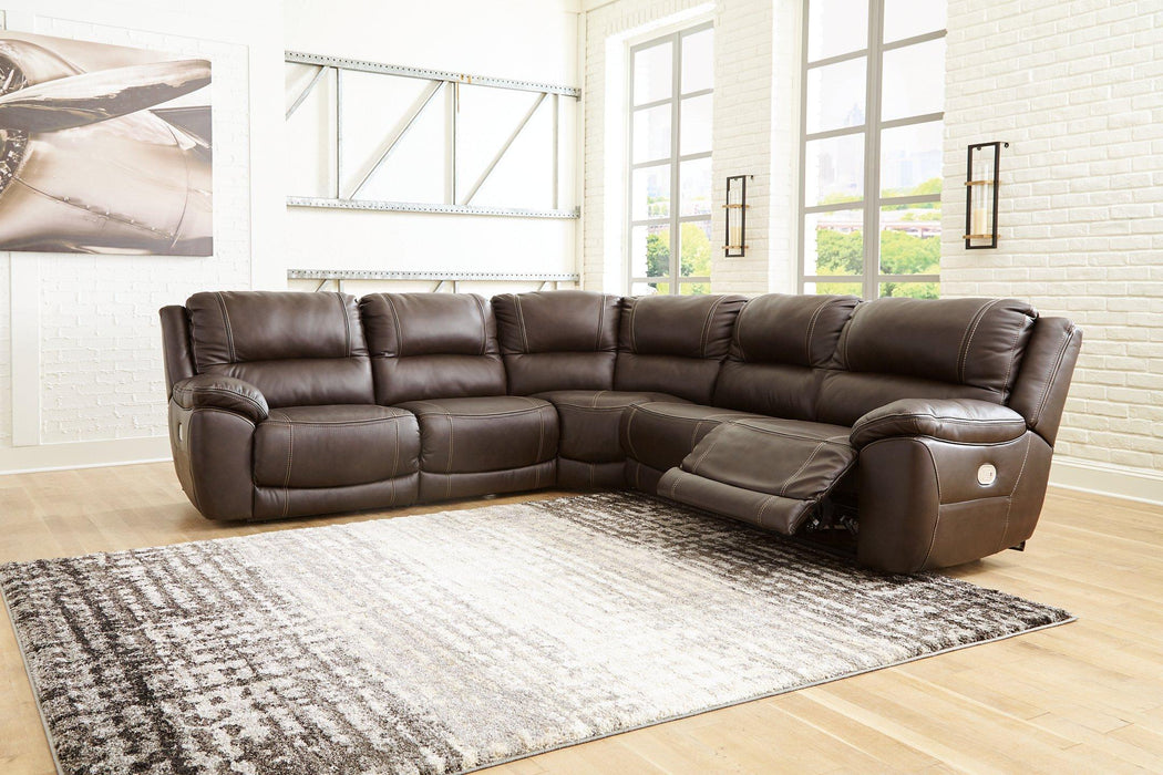 Dunleith Power Reclining Sectional - One & Only Furniture
