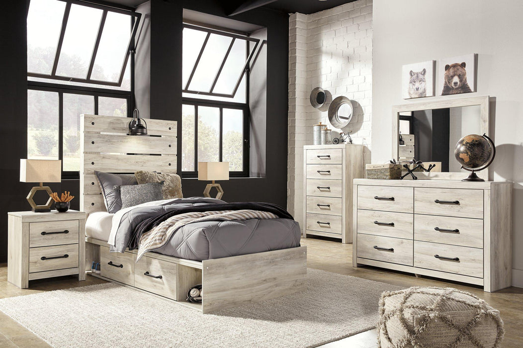 Cambeck Bed with 4 Storage Drawers - One & Only Furniture
