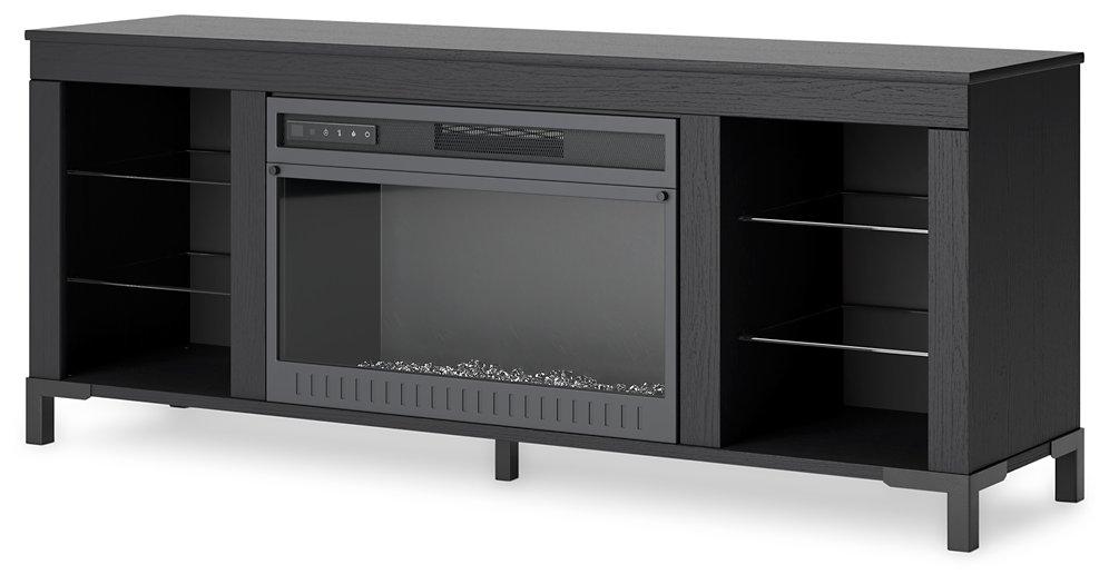 Cayberry 60" TV Stand with Electric Fireplace - One & Only Furniture