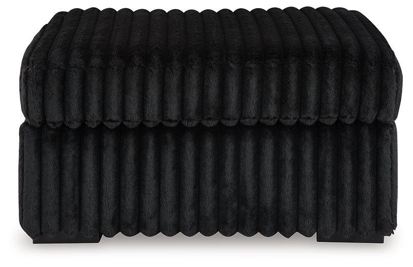 Midnight-Madness Oversized Accent Ottoman - One & Only Furniture