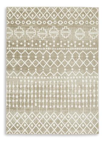 Bunchly 4'11" x 7'2" Washable Rug - One & Only Furniture