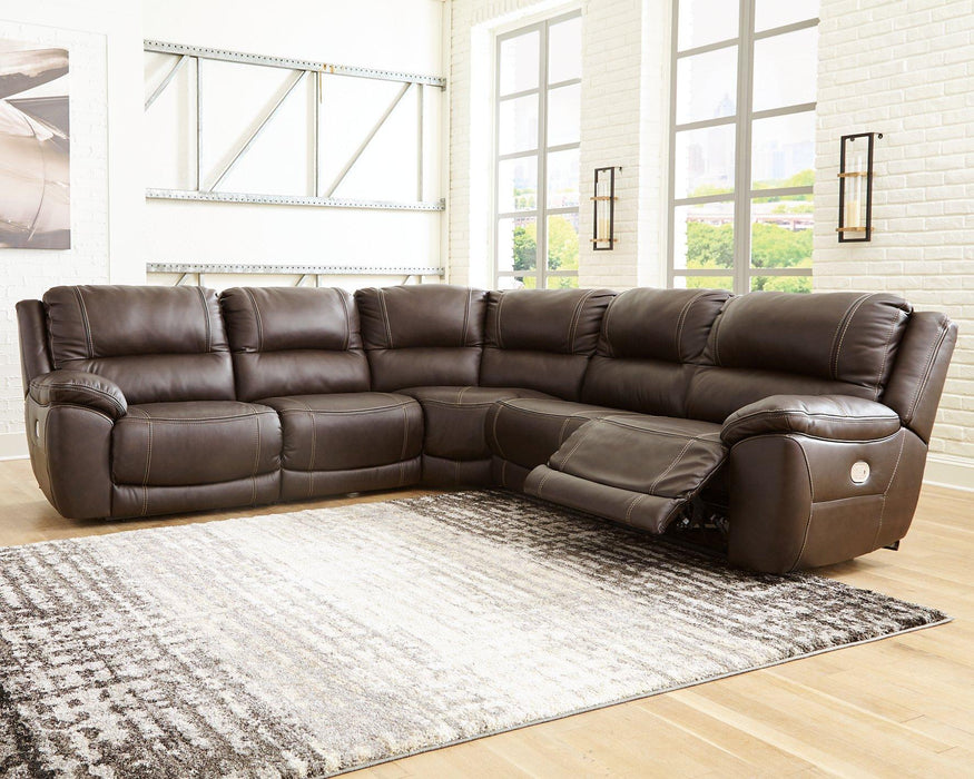 Dunleith Power Reclining Sectional - One & Only Furniture